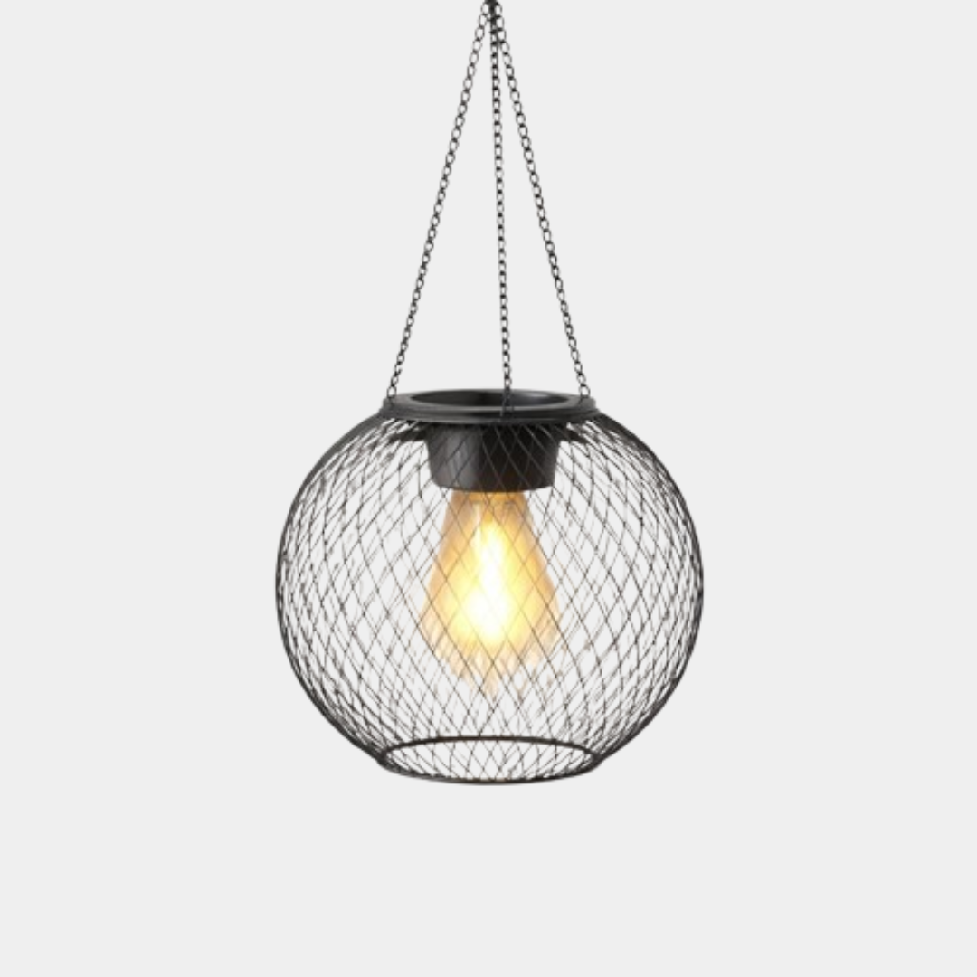 Suspended solar lantern " nocturnal shine "