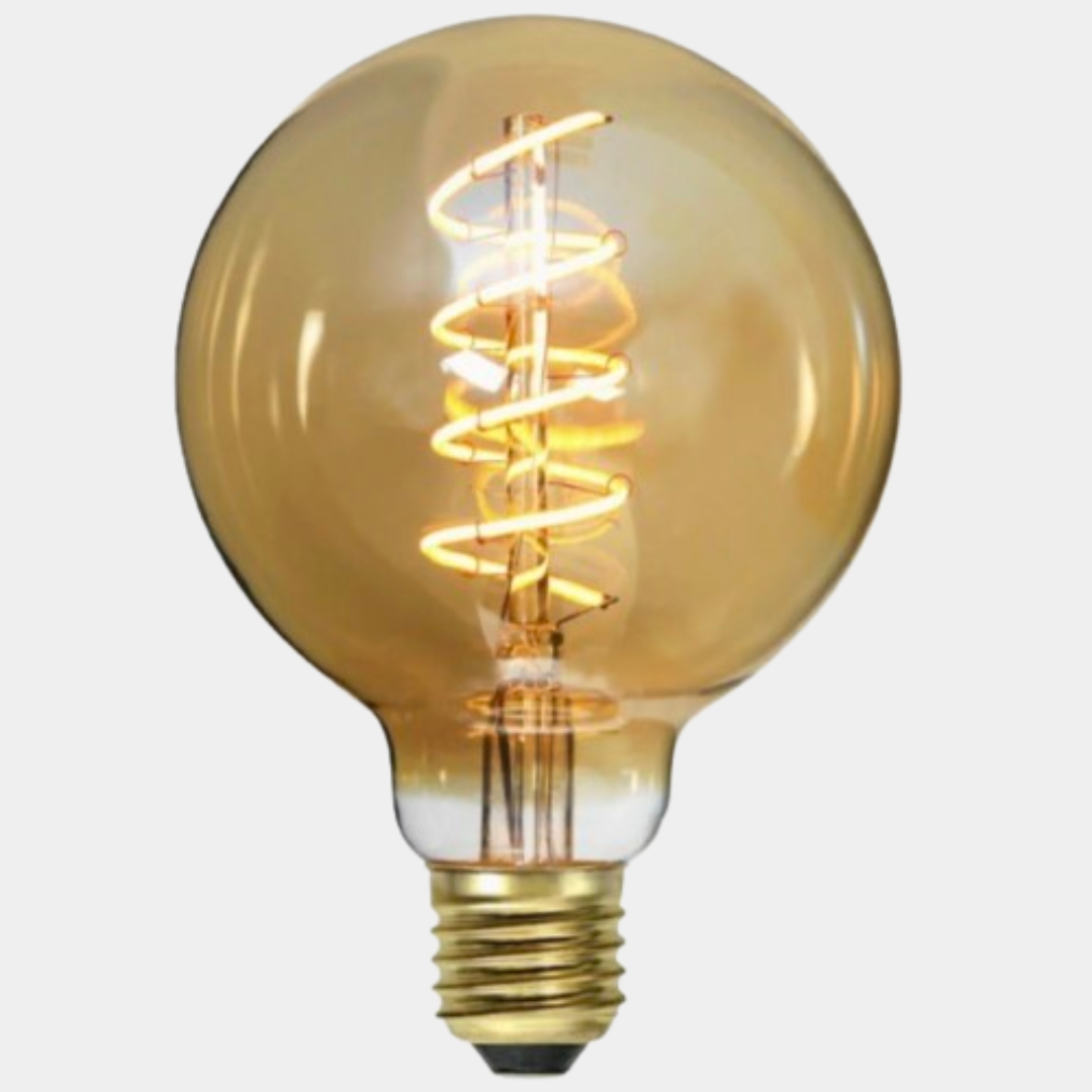Ampoule LED Décorative Ambrée – Spirale Vintage E27